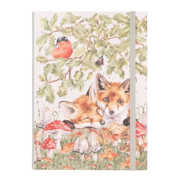 Wrendale Designs Under the Oak Tree Fox Flexi Notebook